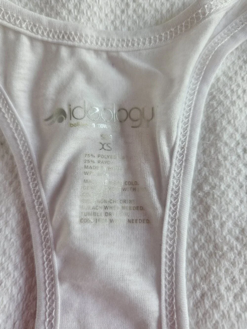 Ideology Essential Tank Size XSMALL  Color: CNCRD Glow Dip - Picture 5 of 8